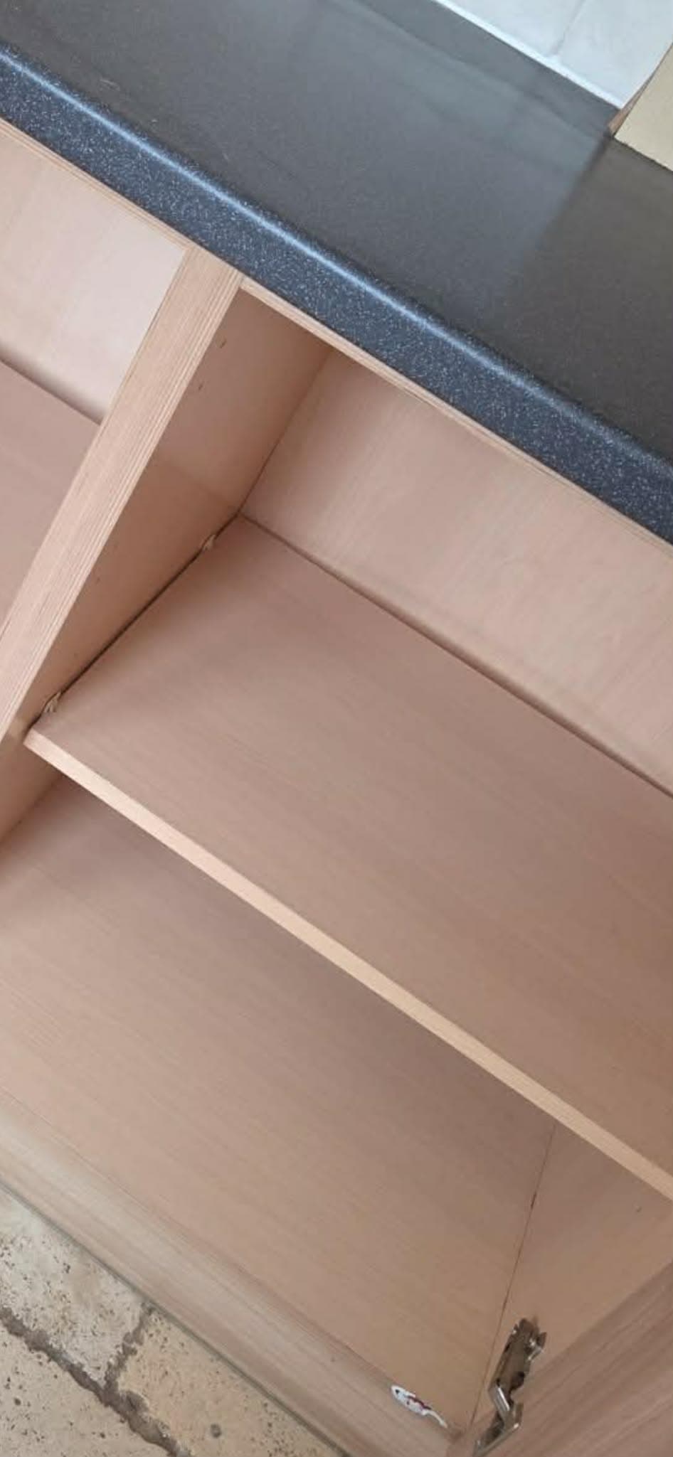 Cupboards — after cleaning